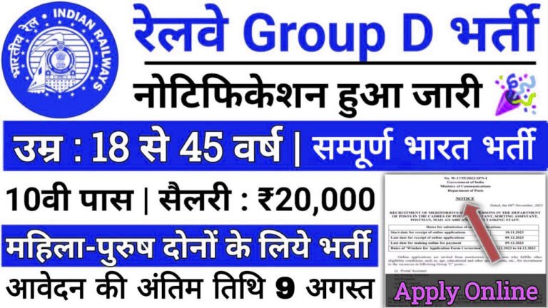 Railway Group D Vacancy