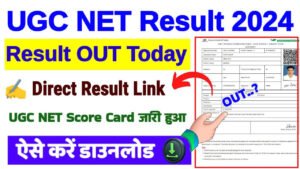 UGC NET Result 2024